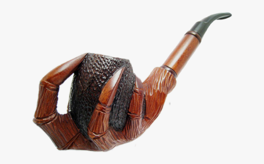 Cool Wooden Tobacco Pipe, Transparent Clipart