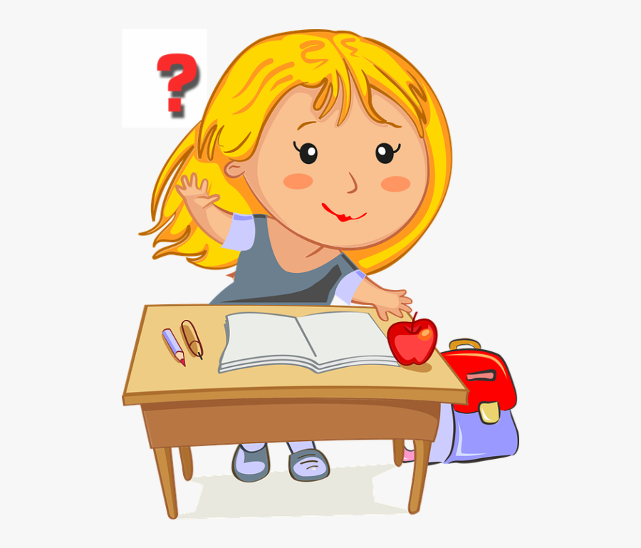 School Girl Clip Art, Transparent Clipart