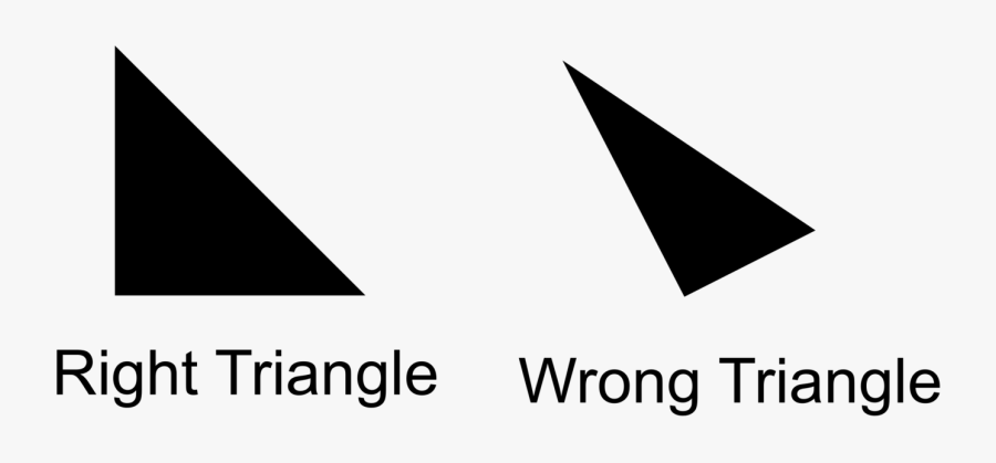 Triangle,area,text - Wrong Triangle, Transparent Clipart