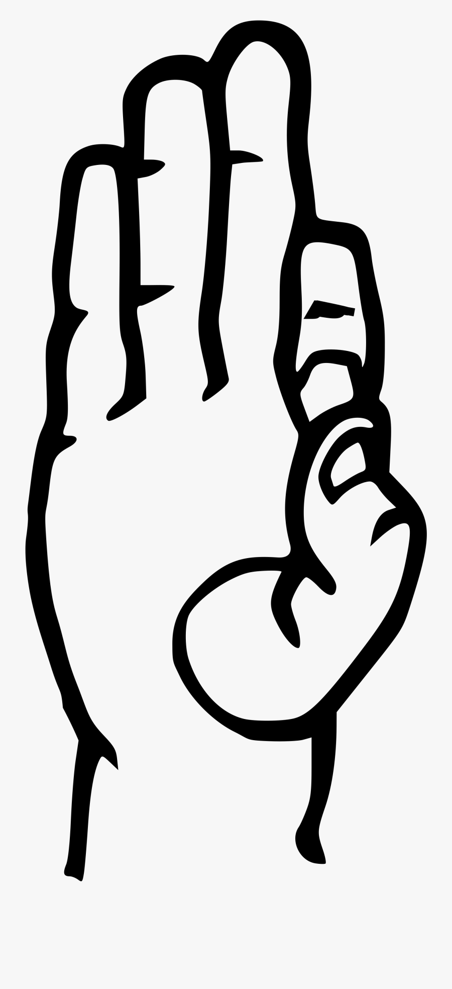 Sign Language F Png Clipart , Png Download - Sign Language Words Water, Transparent Clipart