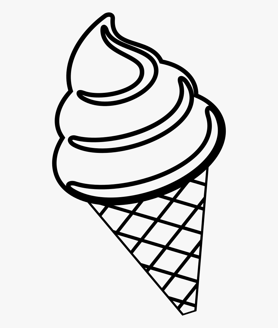 Snow Snow Egg Roll Train Train Icon Px Comments - Ice Cream Black And White, Transparent Clipart