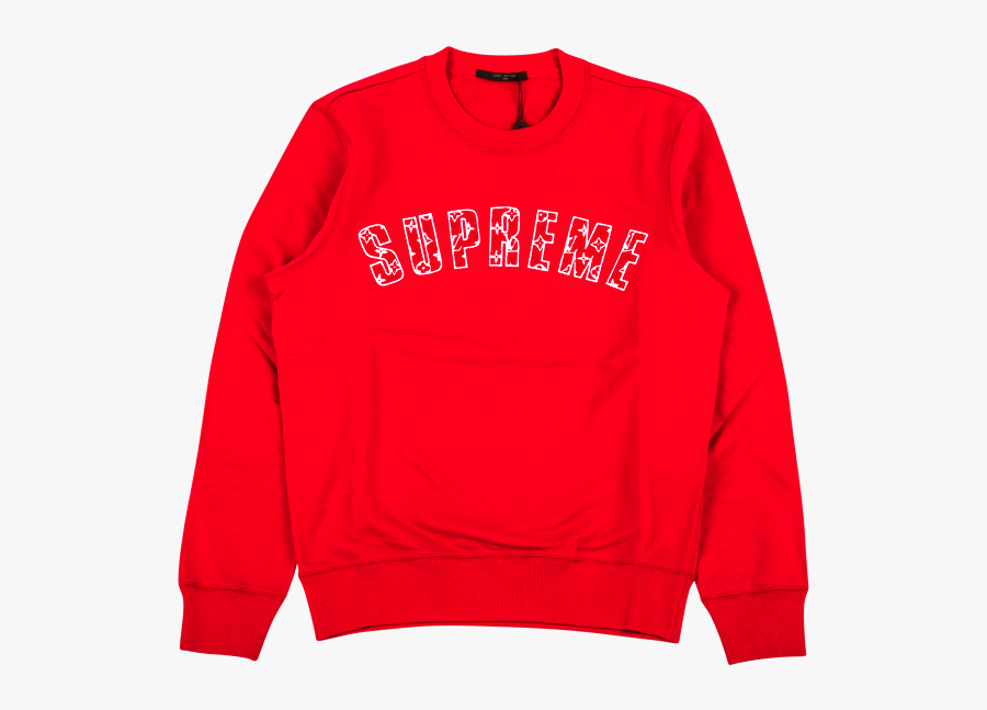 Sweater Clipart , Png Download - Supreme Louis Vuitton Crewneck, Transparent Clipart