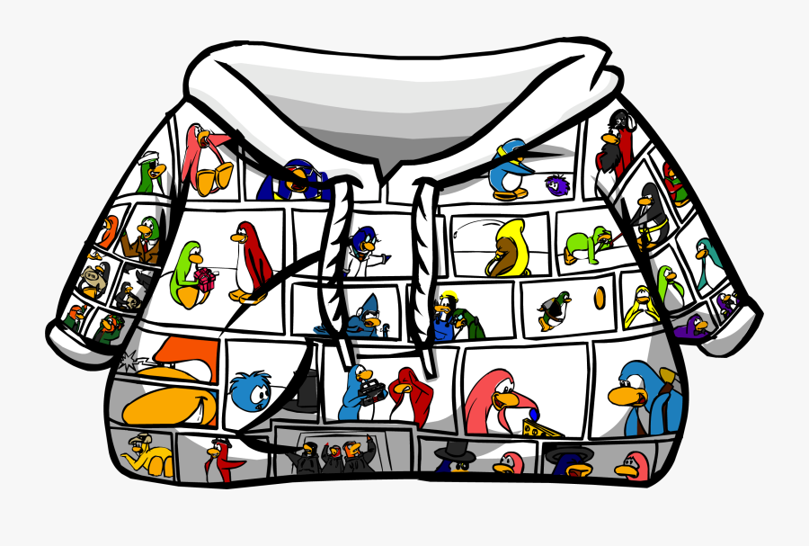 Waddle On Hoodie - Club Penguin Waddle On Hoodie, Transparent Clipart