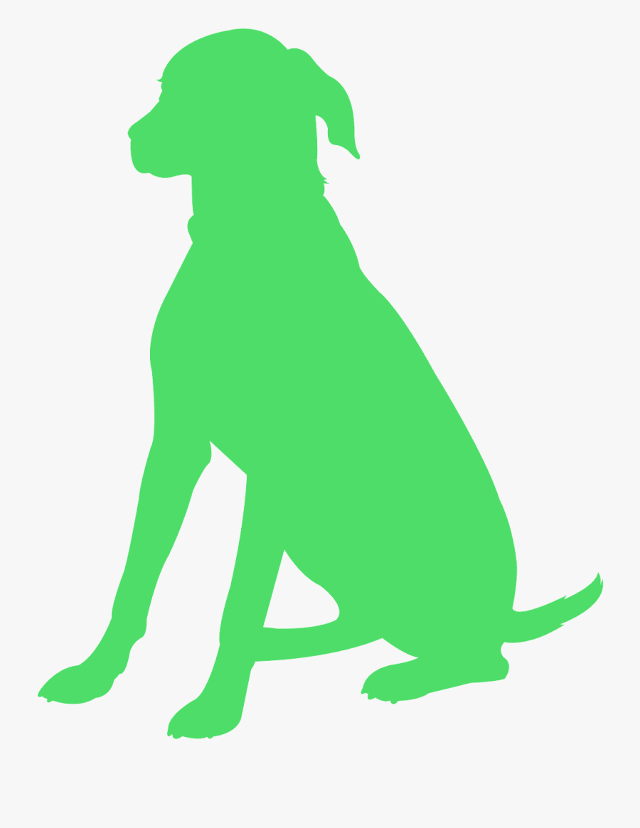 Vector Dog Silhouette Png, Transparent Clipart