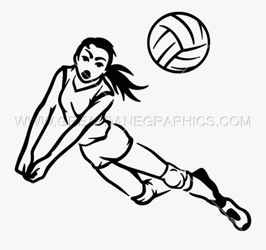Drawing At Getdrawings Com - Playing Volleyball Drawing Easy, Transparent Clipart