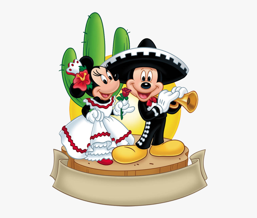 Mexican Mickey And Minnie Clipart , Png Download - Mexican Mickey, Transparent Clipart