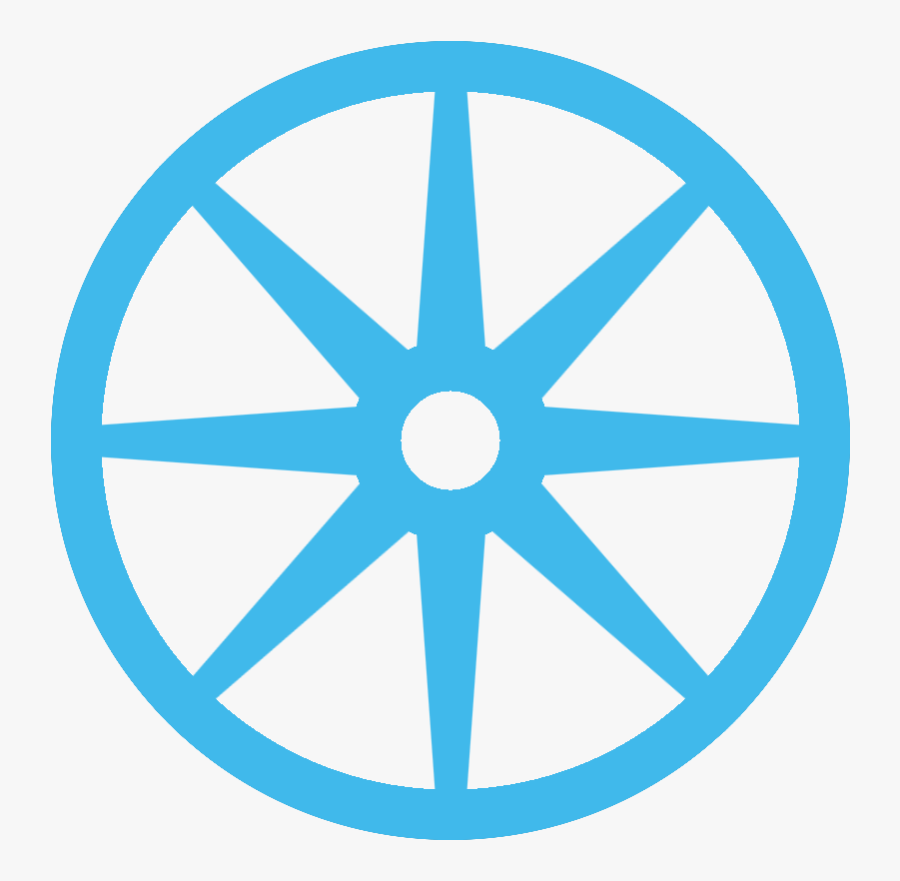 Transparent Wagon Wheel Png - Wheel Of The Year Symbol, Transparent Clipart