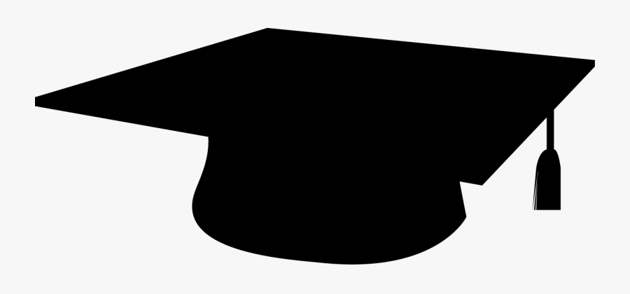 Graduation Cap Silhouette - Toga Siluet Png, Transparent Clipart