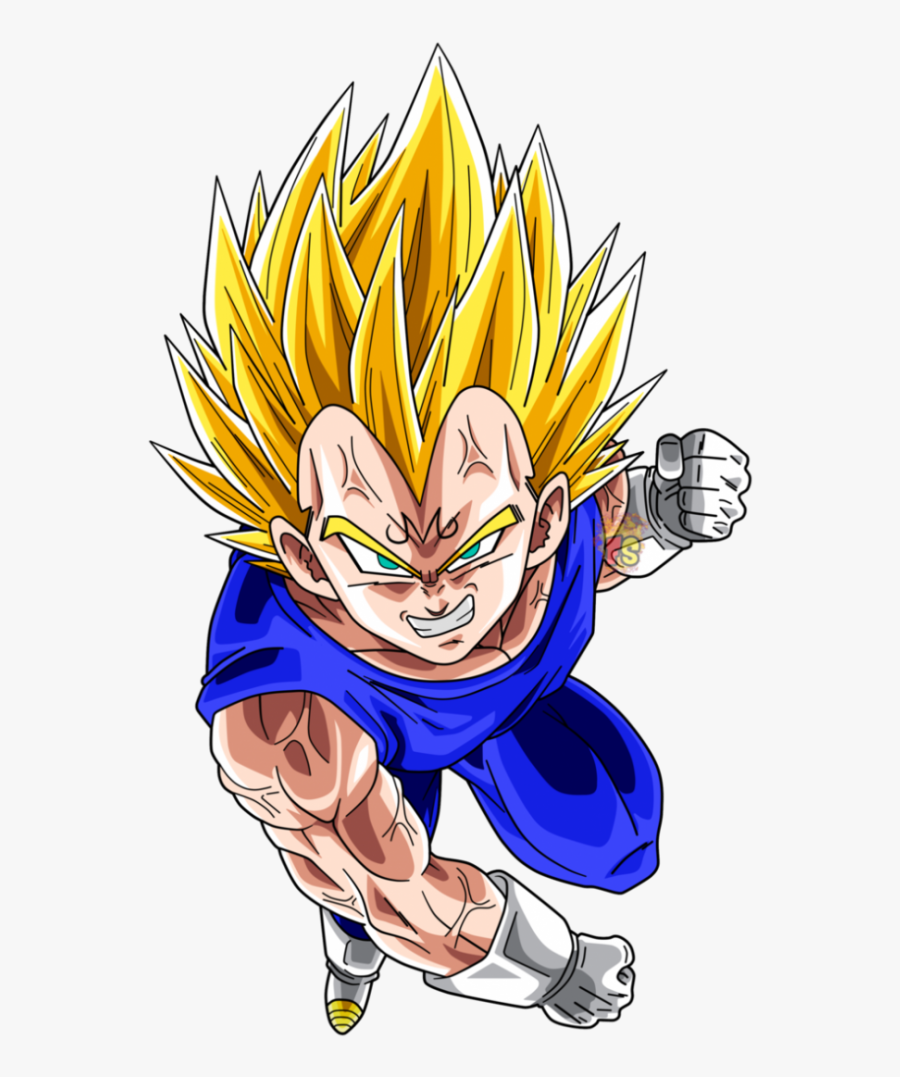 Dragon Ball Dokkan Battle Png - Majin Vegeta Ssj2 Png, Transparent Clipart