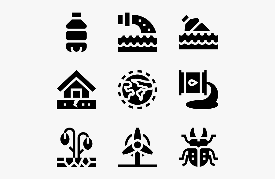 Climate Change - Knowledge Icons, Transparent Clipart