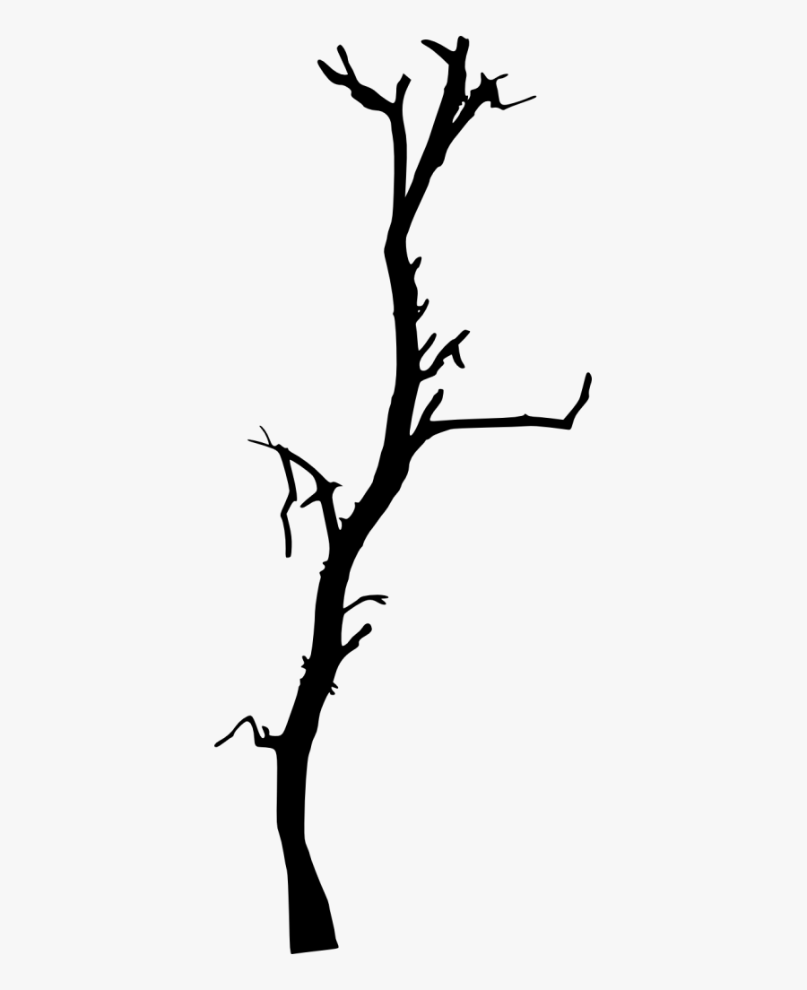 Dead Tree Silhouette Png, Transparent Clipart