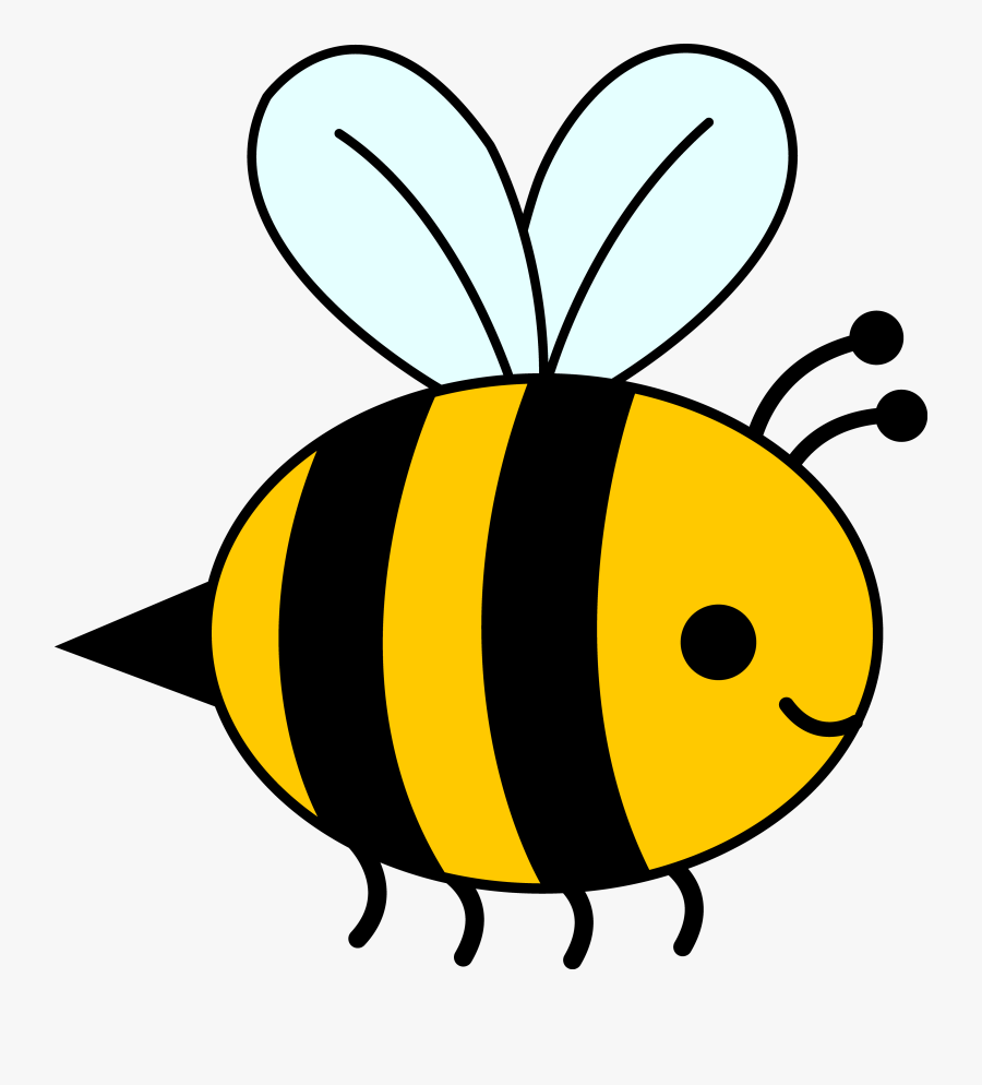 Cartoon Pictures Of Bumblebees - Transparent Background Bee Clipart, Transparent Clipart