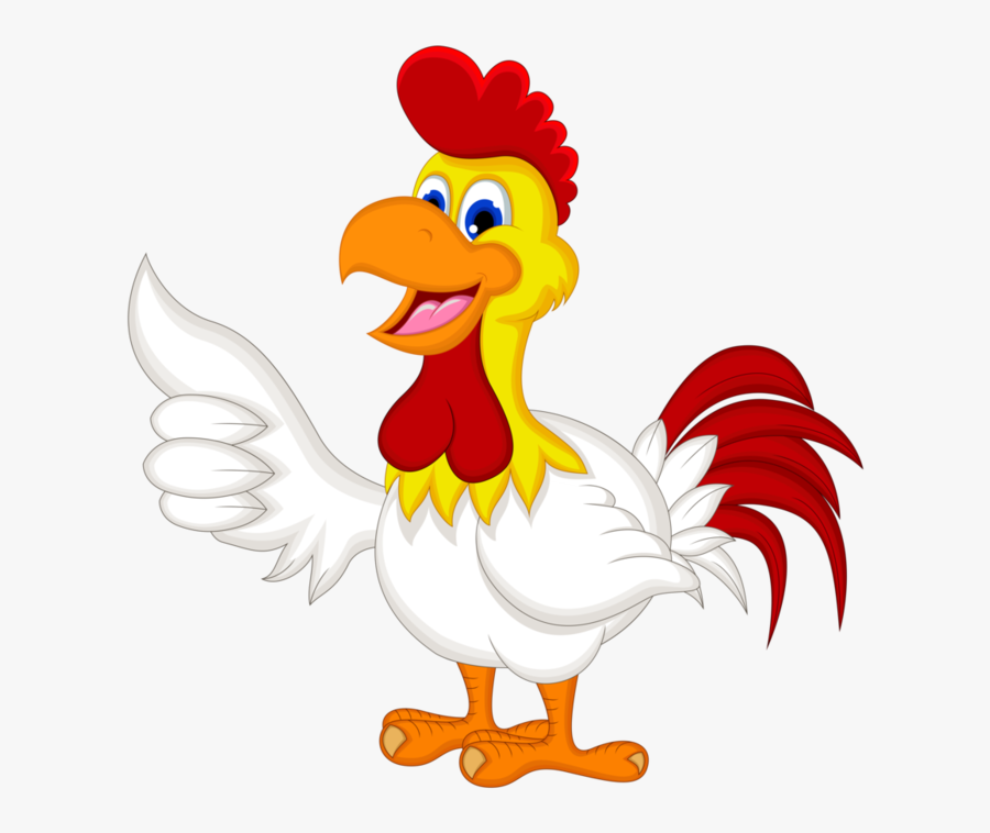 Transparent Chicken Coop Clipart - Cartoon Chicken Holding Sign , Free ...