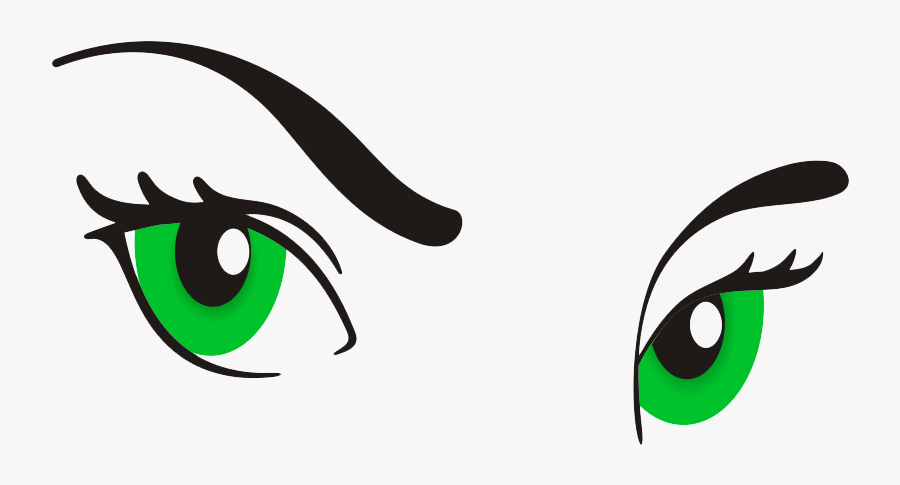 Eyeball Clipart Woman Eye - Cartoon Female Eyes Png, Transparent Clipart
