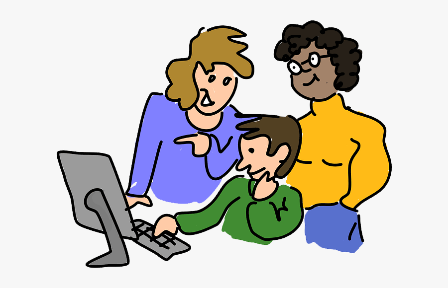 Conference Clipart Parent Teacher - People Working Together Clip Art, Transparent Clipart