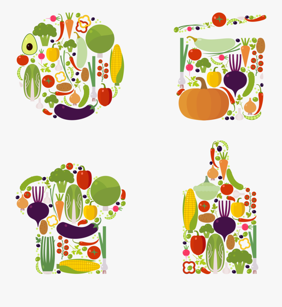 Organic Food Vegetable Fruit Illustration - Organic Illustration Png, Transparent Clipart