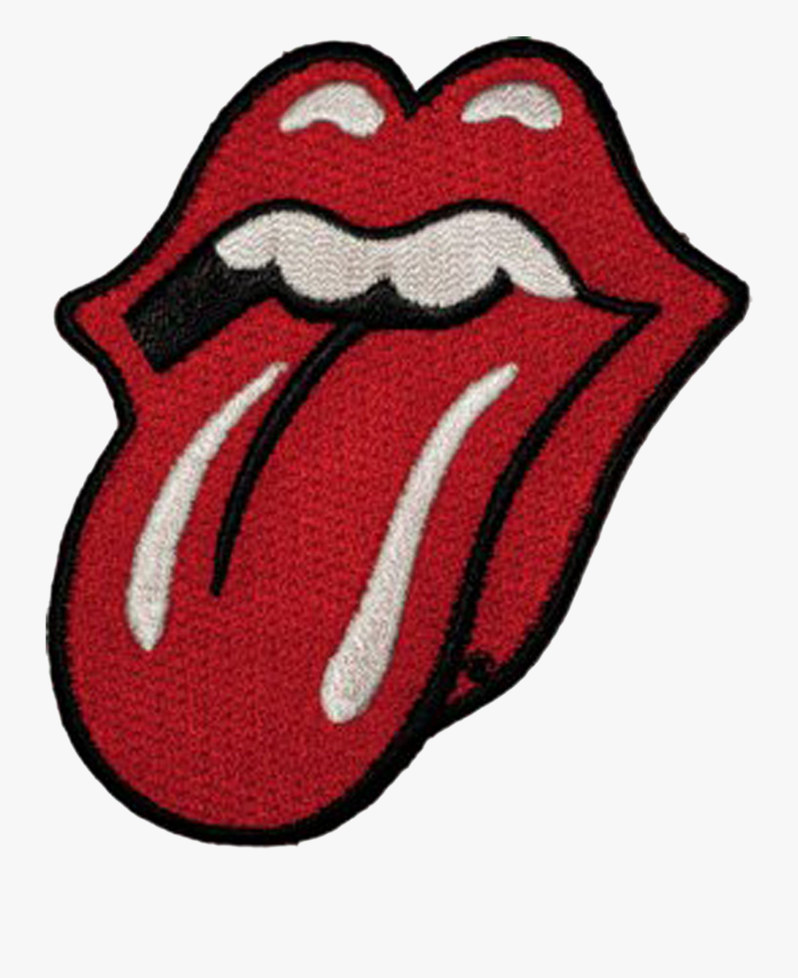 Rolling Stones Rollingstones Patch Lips Mouth Niche - Rolling Stones Patch, Transparent Clipart