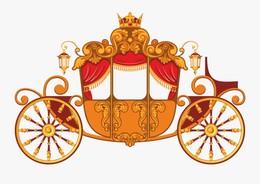 Pumpkin Carriage Png Clip Art Stock - Gold Carriage Clipart, Transparent Clipart