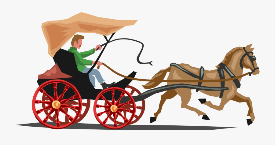 Transparent Horse And Buggy Clipart - Horse Cart Clipart Png, Transparent Clipart