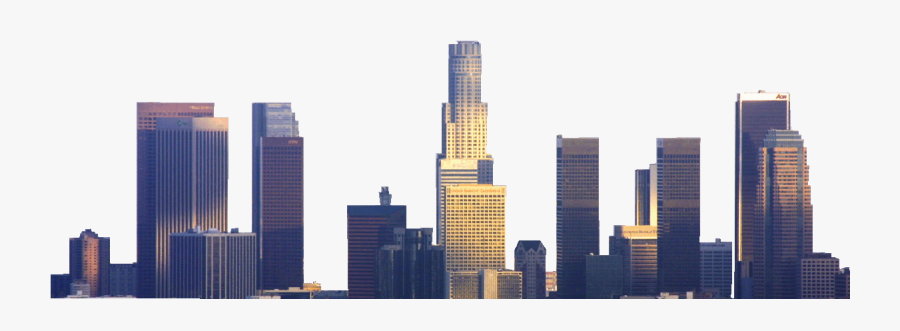 Transparent Chicago Skyline Clipart - Los Angeles, Transparent Clipart