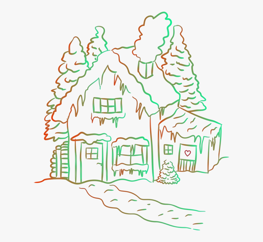 Treehouse Lineart Free - Drawing, Transparent Clipart