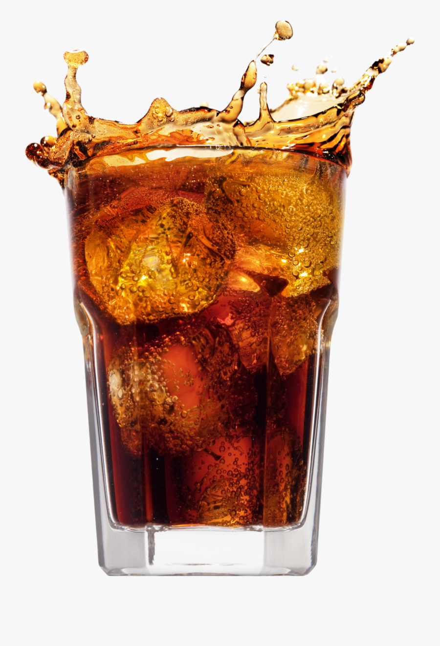 Coke Clipart Transparent Background - Cola In Glass Png , Free