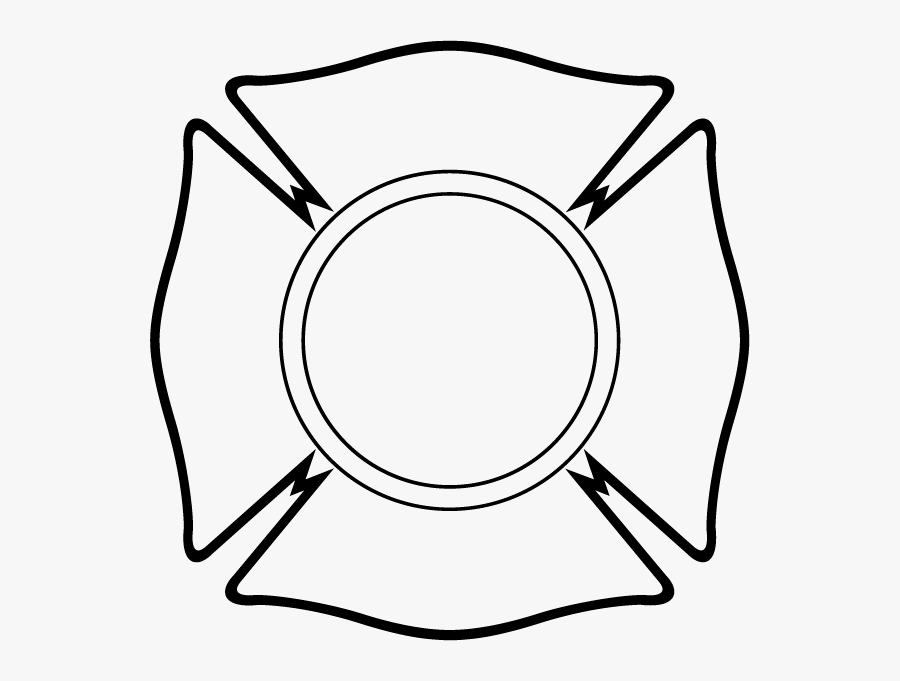 Clipart Fire Maltese Cross, Transparent Clipart