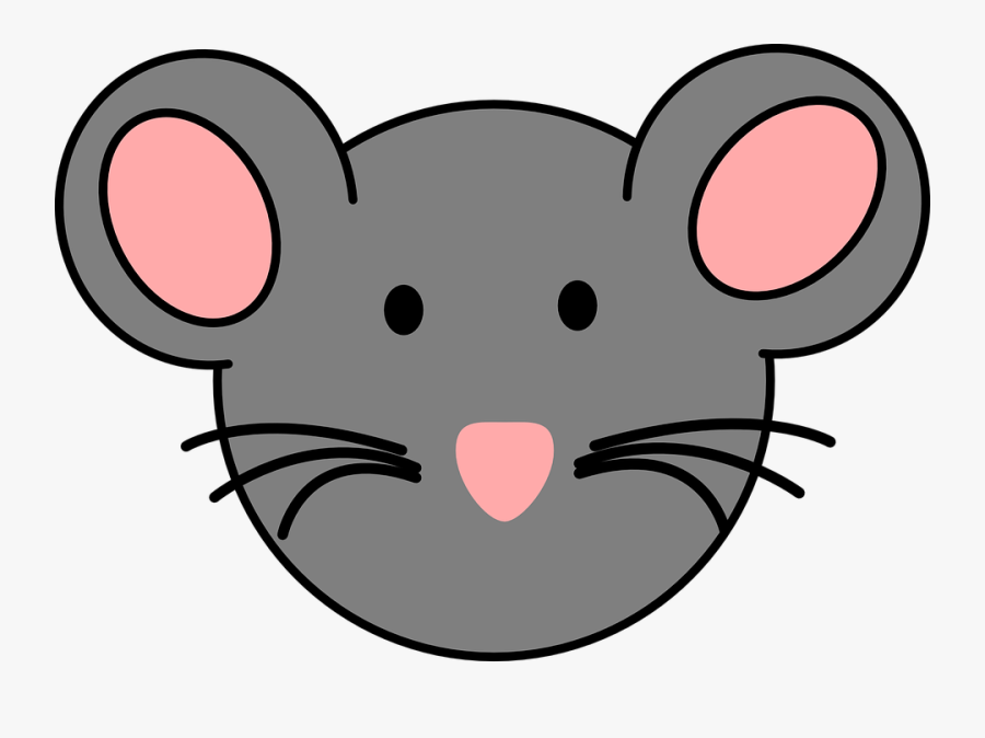 Mouse Head Clipart, Transparent Clipart