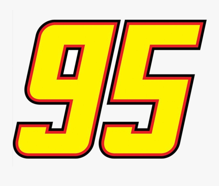 Lightning Mcqueen 95 Nascar On Nbc Ka-chow Mattdracings - Matt Dibenedetto Number 95, Transparent Clipart