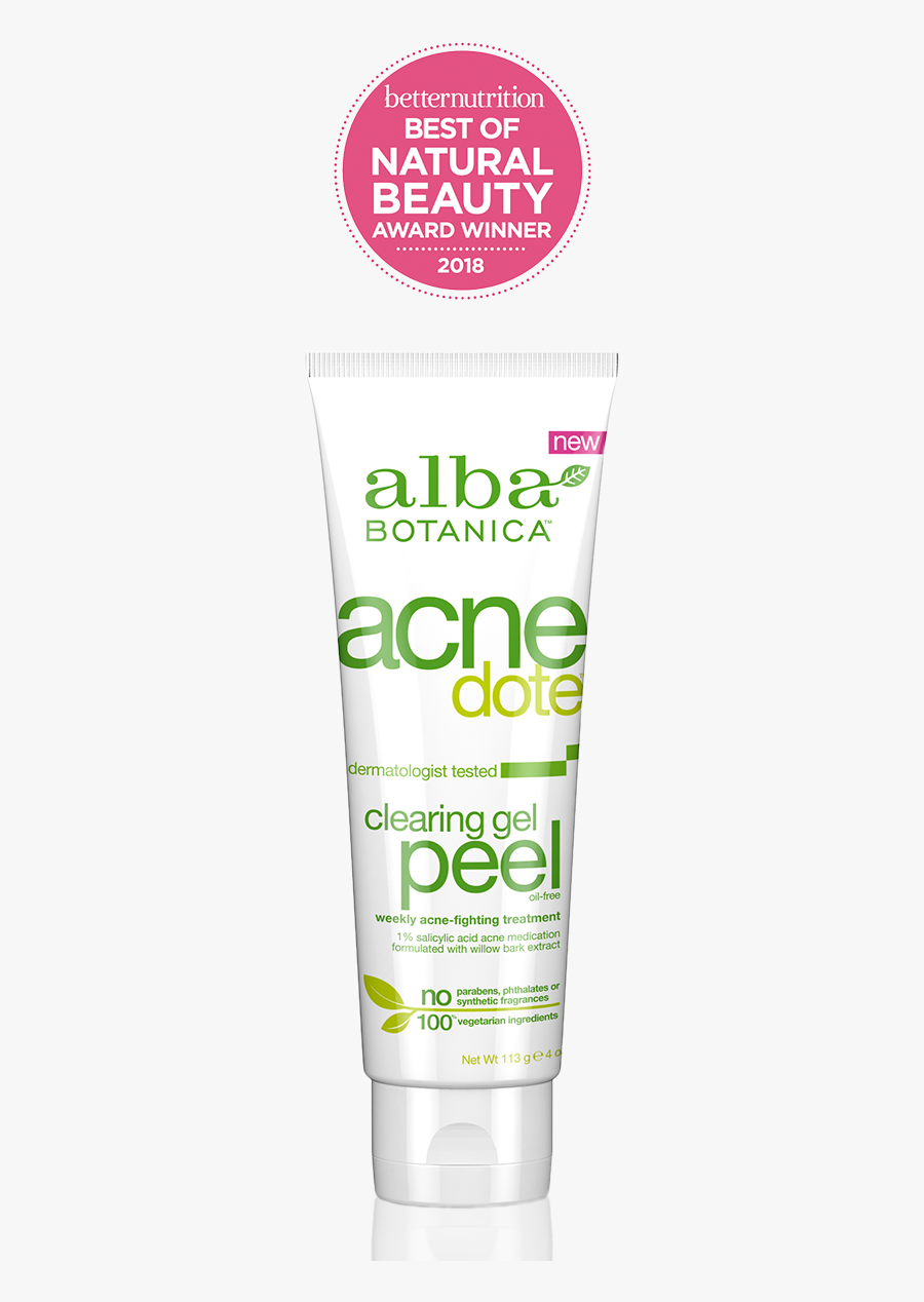 Alba Botanica Acnedote Clearing Gel Peel, Transparent Clipart