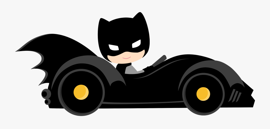 Characters Of Batman Kids Version Clip Art - Topo De Bolo Para Imprimir Do Batman, Transparent Clipart