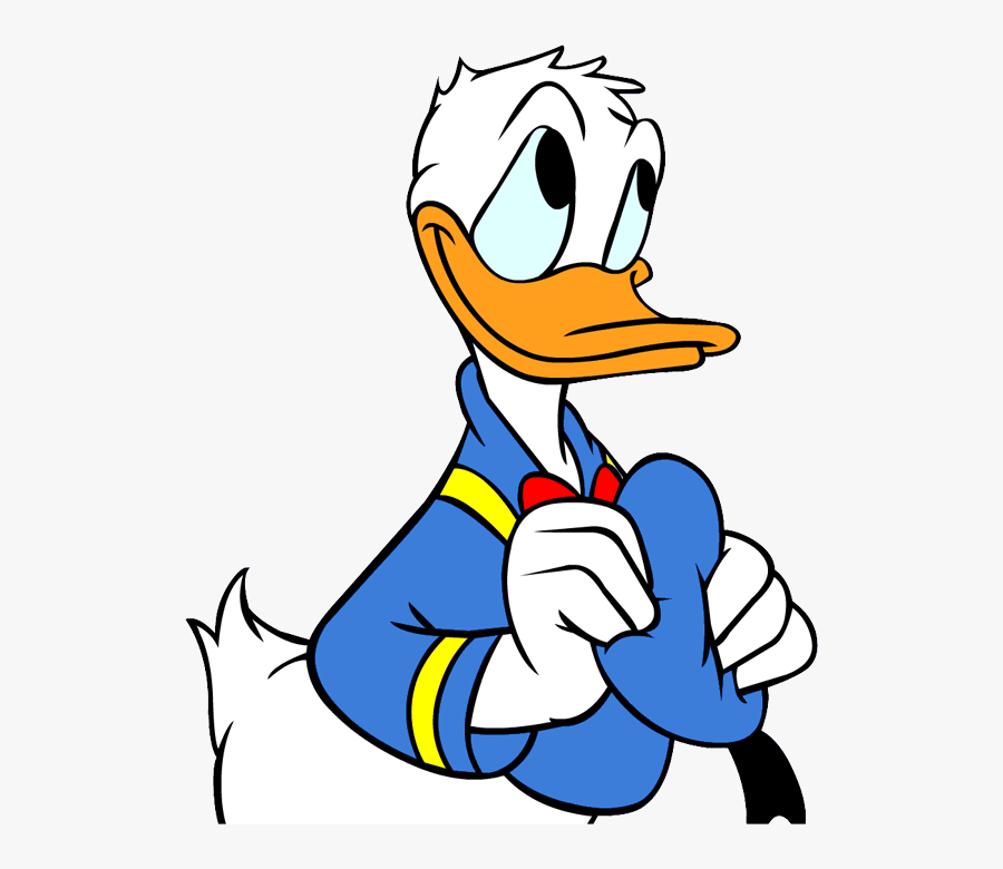 Donald Duck Clipart Sad - Sad Donald Duck Clip Art, Transparent Clipart