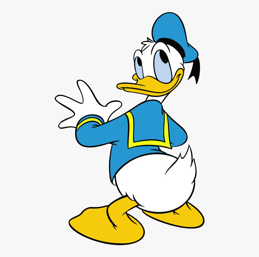 Donald Duck Png Back, Transparent Clipart