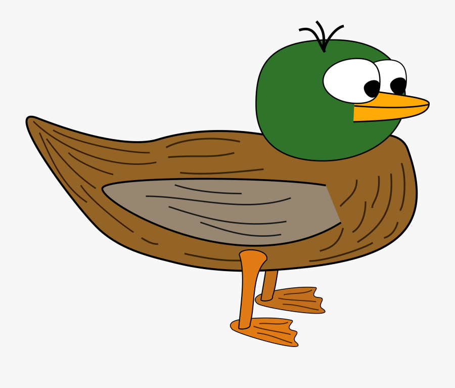 Transparent Ducks Clipart - Cartoon Duck Transparent, Transparent Clipart