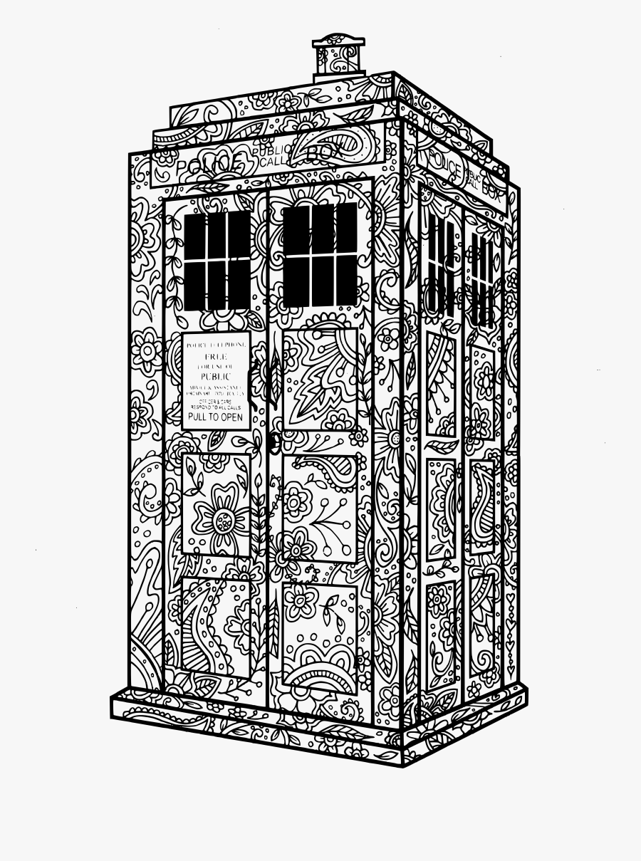 Tenth Doctor Doctor Who Coloring Pages, Transparent Clipart