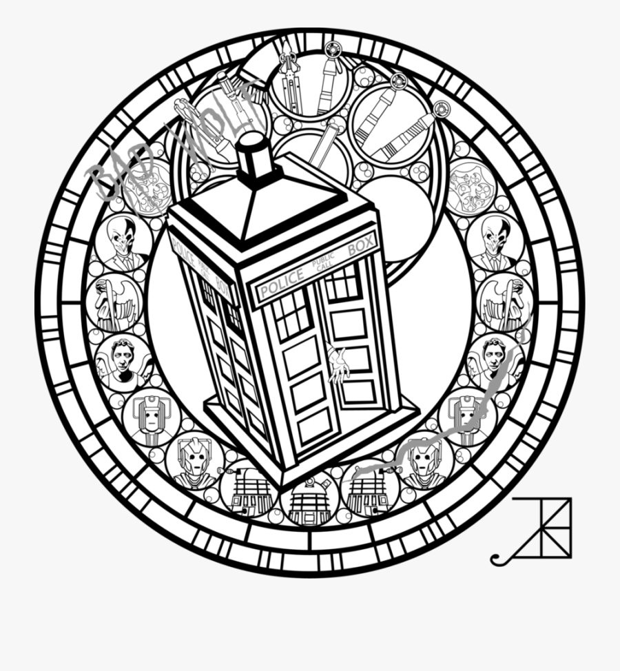Transparent Dalek Clipart - Dr Who Coloring Pages For Adults, Transparent Clipart