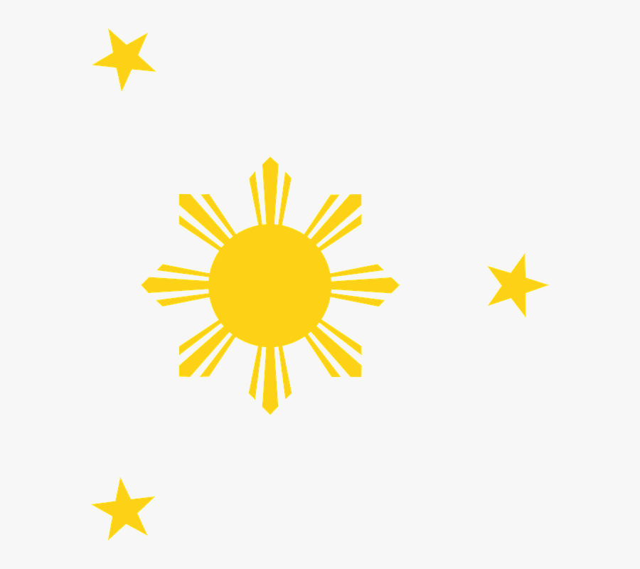 Sunlight Clipart Exercise - Philippine Flag Sun, Transparent Clipart