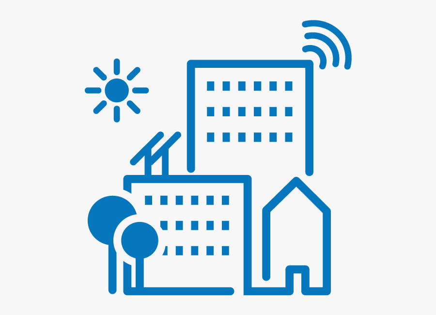 Smart City Icon Png, Transparent Clipart