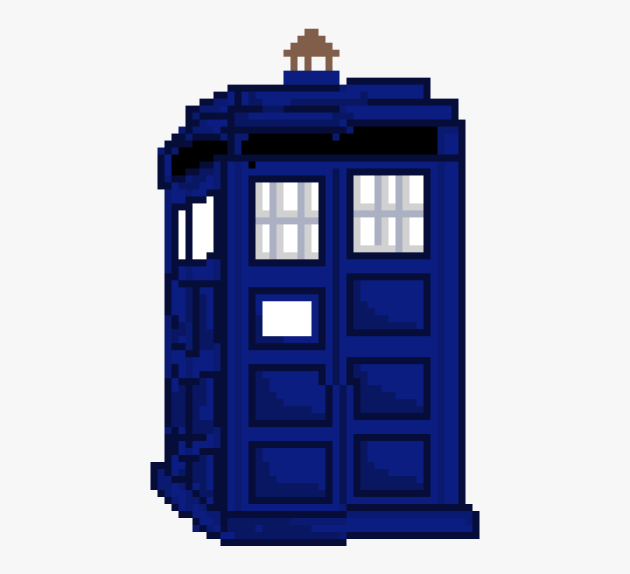 Transparent Tardis Png - Tardis Pixel Art, Transparent Clipart