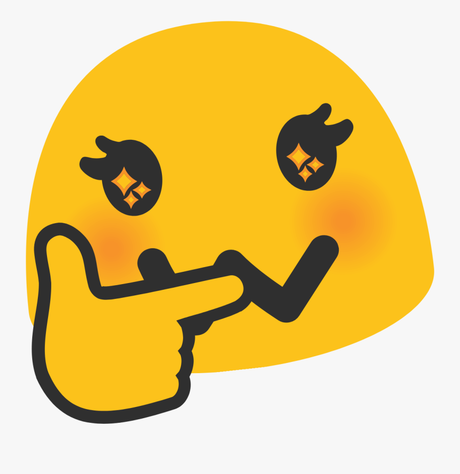 Owo Transparent Discord - Thinking Emoji Blob, Transparent Clipart