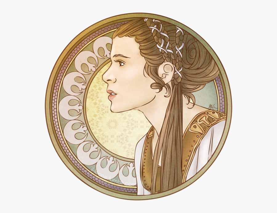 Leia Mucha, Transparent Clipart