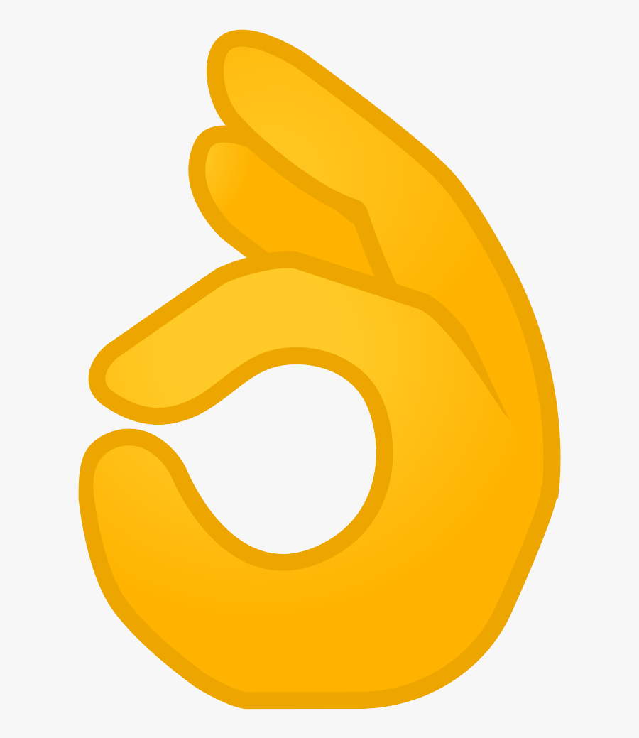 Ok Emoji Png - Ok Hand Emoji Png, Transparent Clipart