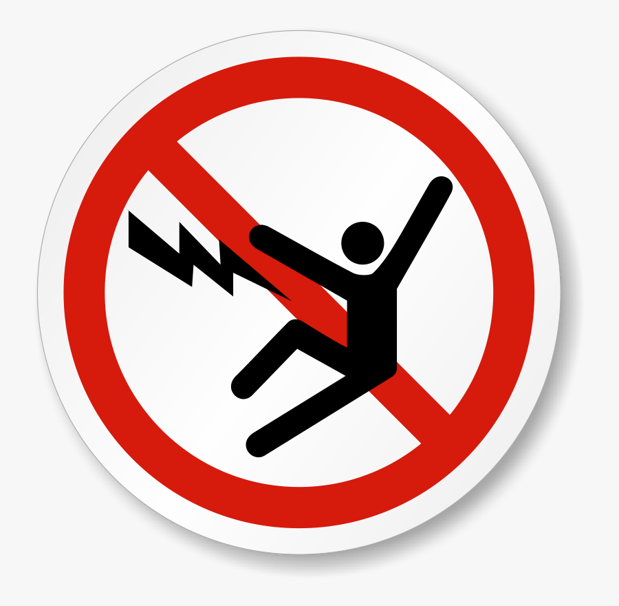 Transparent Shock Clipart - Do Not Play Sign, Transparent Clipart