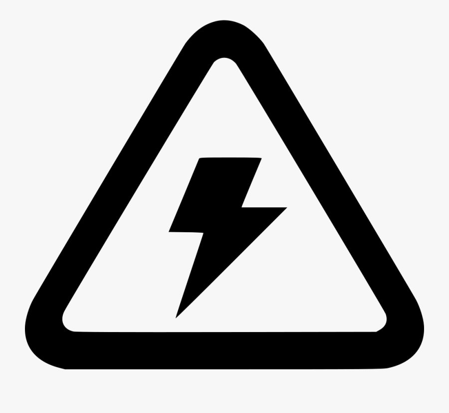 Electric Power Svg Png - Narrow Road Sign Png, Transparent Clipart