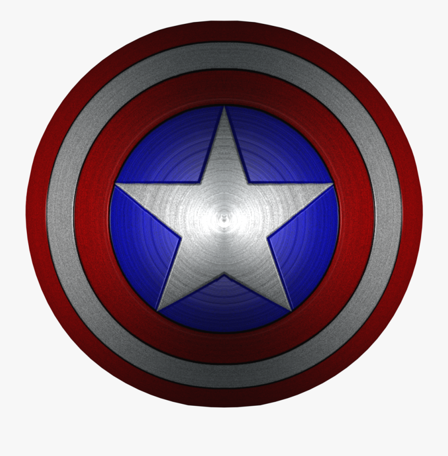 Transparent Captain America Shield Clipart - Captain America Shield 1080p, Transparent Clipart