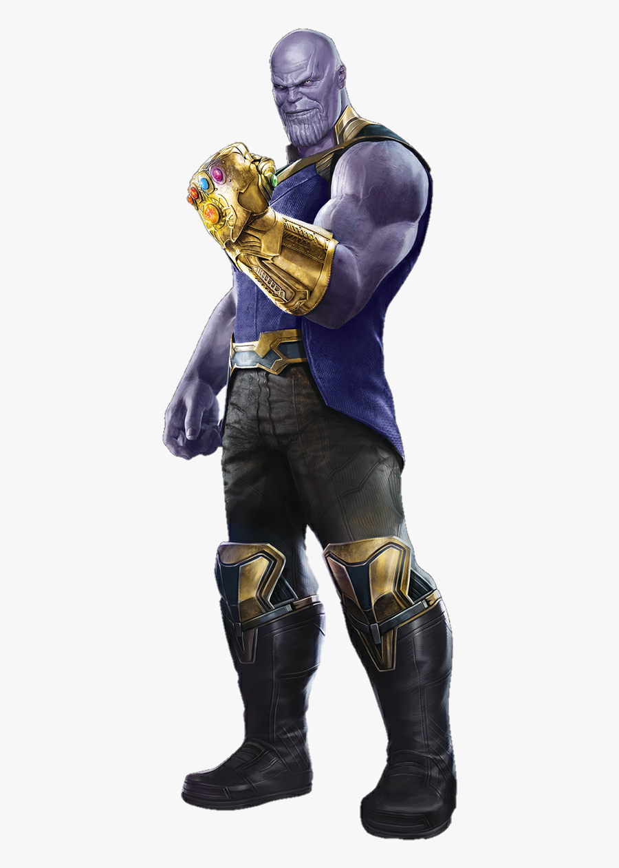 America Bruce Thor Black Thanos Captain Banner Clipart - Thanos Full Body Hd, Transparent Clipart