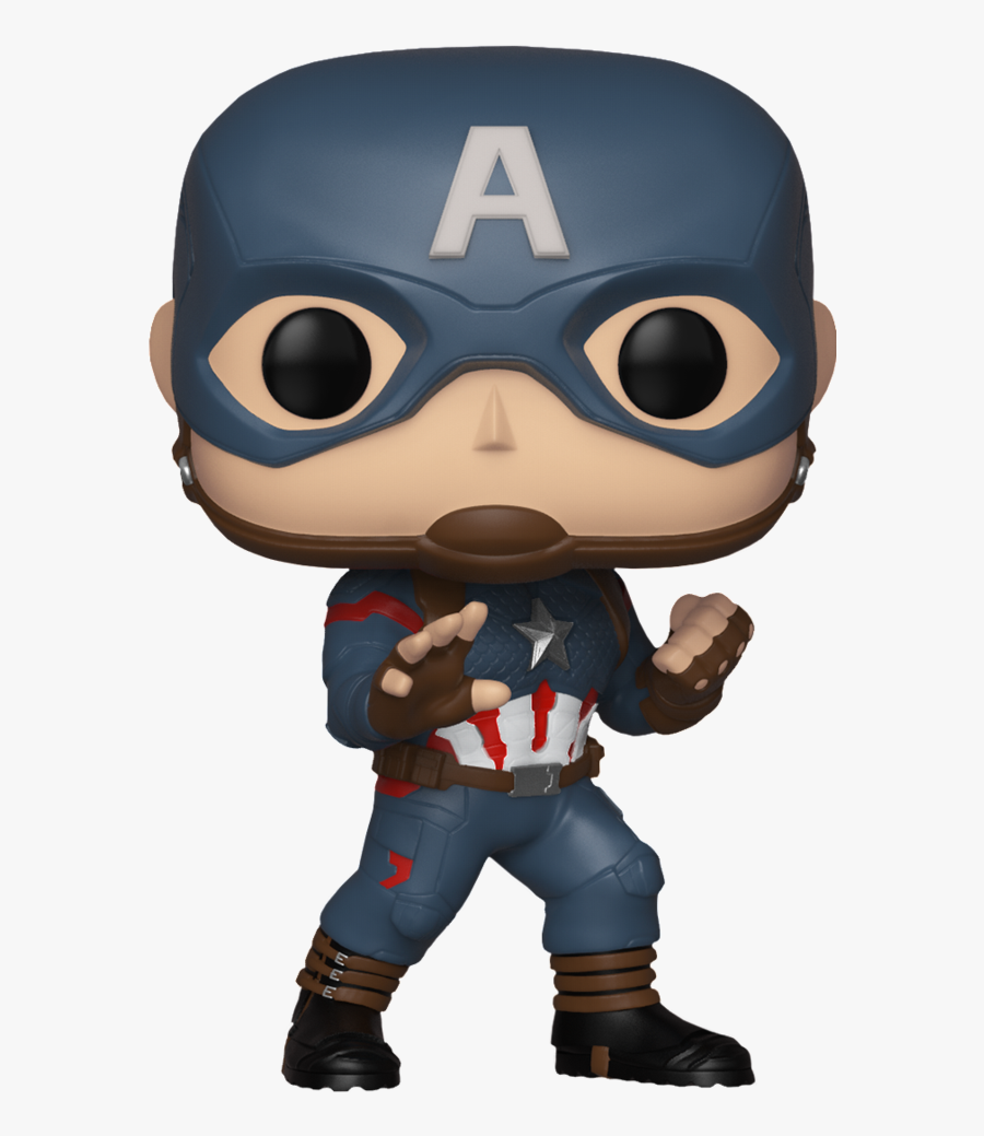 Captain America- Marvel - Avengers Endgame Captain America Pop, Transparent Clipart