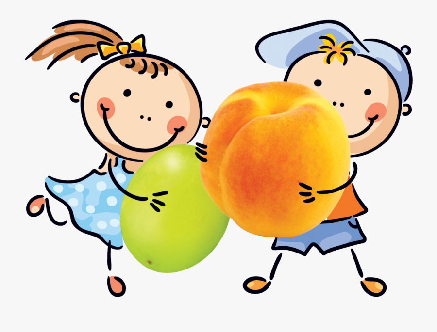 Eat Clipart Child Snack - Cartoon Healthy Snacks Png, Transparent Clipart