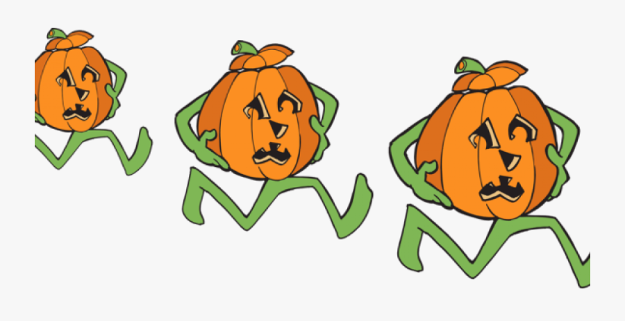 Transparent Halloween Jpg Clipart - Pumpkin Running Clip Art, Transparent Clipart