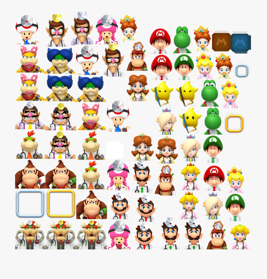 Dr Mario World Characters , Free Transparent Clipart - ClipartKey